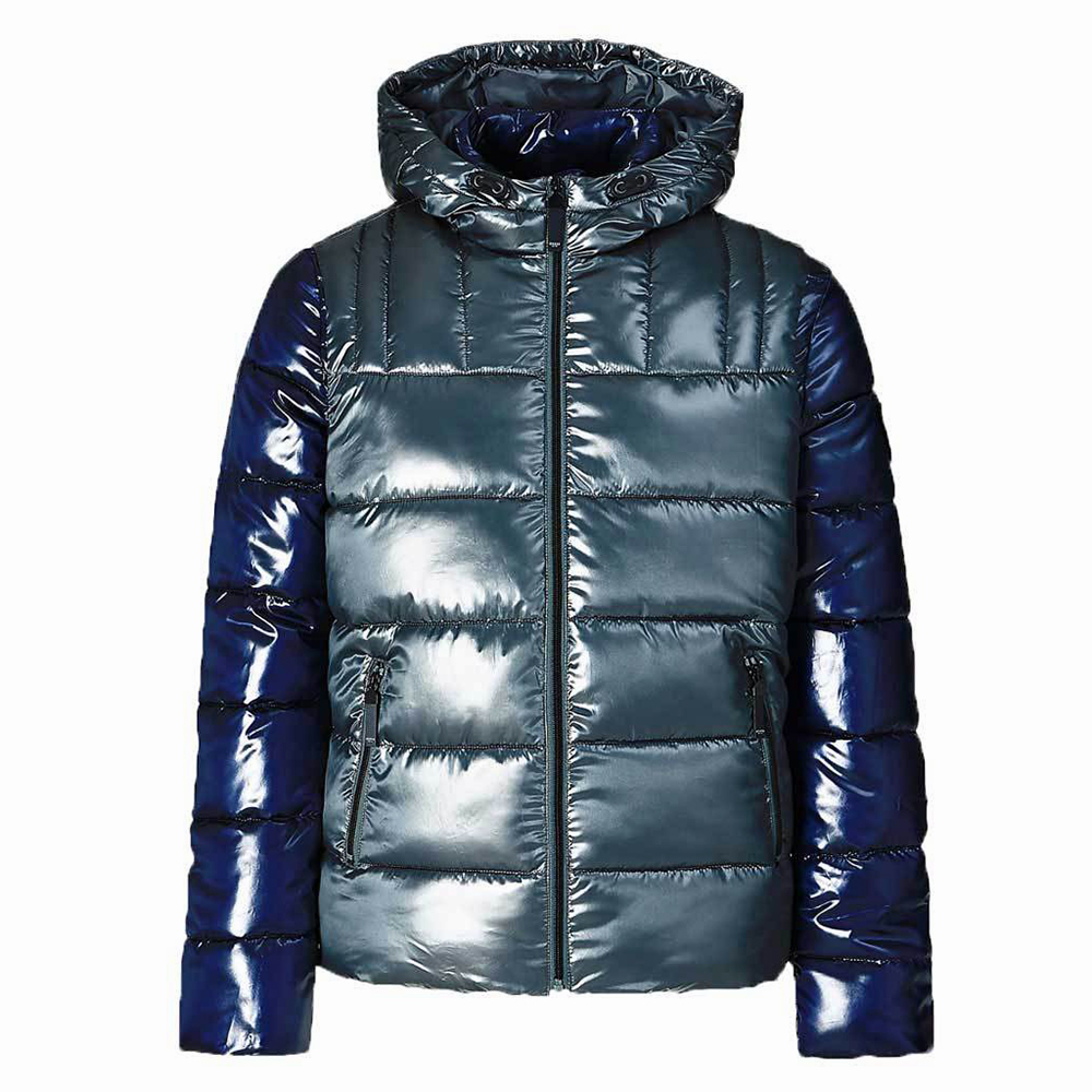 Hestic Sports Wear Wholesale Custom Winter Puffer Jacket Men Women Sherpa Lining Design Hooded Mens Puffer Jackets